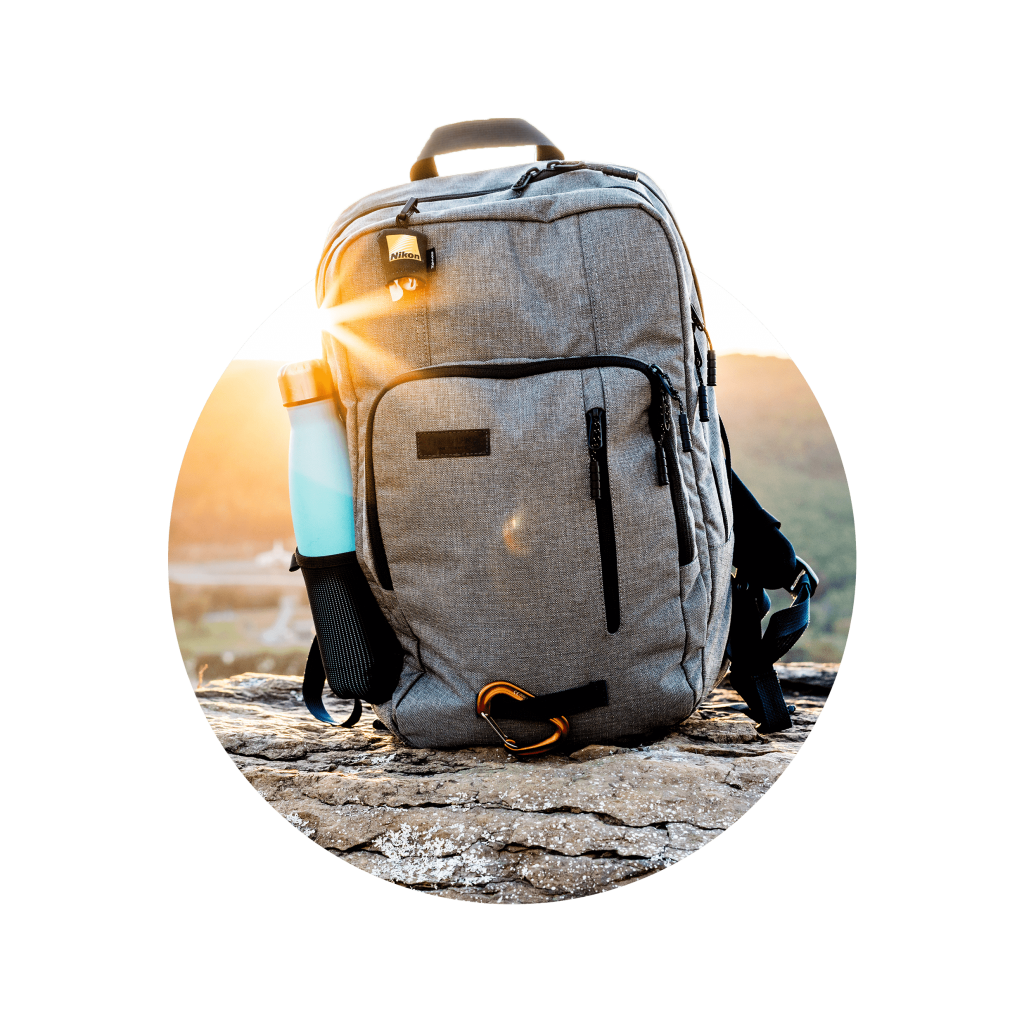 Bag on a rock